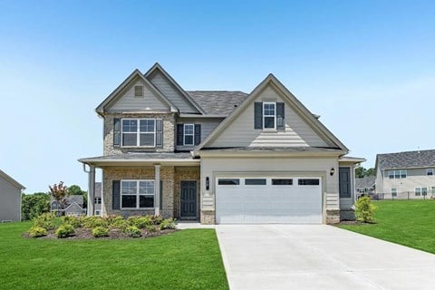 Floor plan for 4 beds, 2.5 baths, 2228 sqft